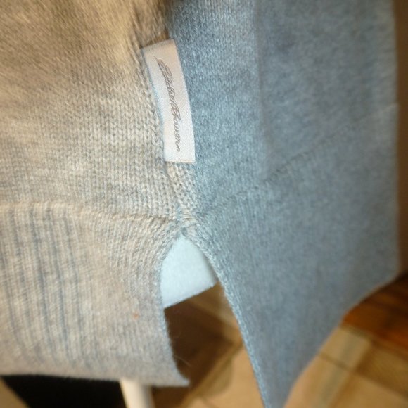 Eddie Bauer - NWOT Tunic Raglan  Sweater w/Crewneck decor  size L - Picture 6 of 11
